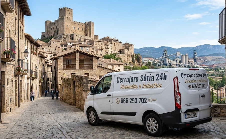 Furgoneta Cerrajero Súria Bages Barcelona